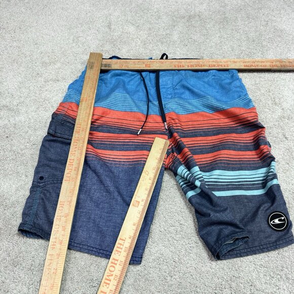O’Neill Board Shorts Men’s Multicolored Drawstring Pockets Size 32 - Picture 2 of 11